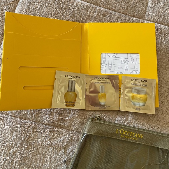 L’Occitane En Provence Cosmetic Bag & 3 Samples - Picture 2 of 5
